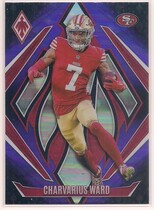 2024 Panini Phoenix Purple Fade #22 Charvarius Ward