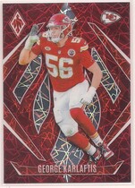 2024 Panini Phoenix Red Lazer #62 George Karlaftis
