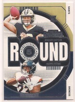 2024 Panini Contenders Round Numbers #18 Audric Estime|Spencer Rattler