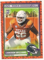 2025 Score Score-A-Treat Rookies Pumpkins #66 Cameron Williams