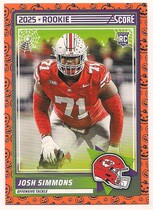 2025 Score Score-A-Treat Rookies Pumpkins #32 Josh Simmons