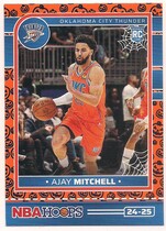 2024 Panini NBA Hoops Haunted Hoops Pumpkins #273 Ajay Mitchell
