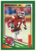 2025 Score Green #237 Xavier Worthy