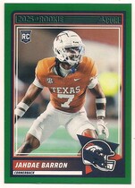 2025 Score Rookies Green #89 Jahdae Barron
