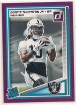 2025 Donruss Press Proof Purple #349 Donte Thornton Jr.