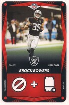 2025 UNO Elite Core Edition Red #21 Brock Bowers