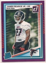 2025 Donruss Press Proof Purple #363 James Pearce Jr.