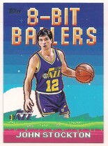 2025 Topps 8-Bit Ballers #8B-24 John Stockton