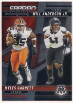 2025 Panini Mosaic Carbon Copy #15 Myles Garrett|Will Anderson Jr.