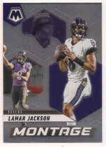 2025 Panini Mosaic Montage #8 Lamar Jackson