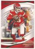 2025 Panini Absolute Green #53 Patrick Mahomes Ii