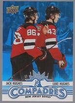 2025 Upper Deck Compadres #CM-5 Jack Hughes|Luke Hughes