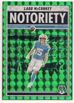 2025 Panini Mosaic Notoriety Green Mosaic #2 Ladd Mcconkey