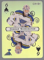 2025 Upper Deck O-Pee-Chee OPC Playing Cards #6-C Jordan Binnington