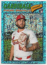 2026 Topps Heritage Chrome Light Blue Sparkle Refractor #32 Andre Granillo