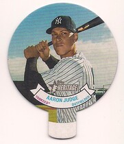 2019 Topps Heritage High Number 1970 Topps Candy Lids #18 Aaron Judge
