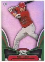 2019 Panini Chronicles Certified Green #1 Mike Trout