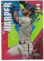 2019 Topps Fire Flame #137 Bryce Harper