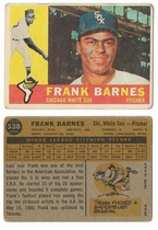 1960 Topps Base Set #538 Frank Barnes