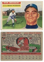 1956 Topps Base Set #184 Don Bessent