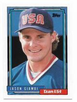 1992 Topps Traded #40T Jason Giambi