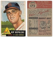 1953 Topps Base Set #172 Rip Repulski