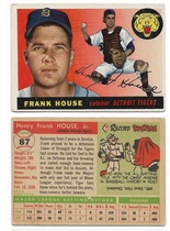 1955 Topps Base Set #87 Frank House