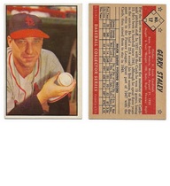 1953 Bowman Color #17 Gerry Staley