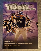 2003 Topps Record Breakers #RB-RS1 Richie Sexson