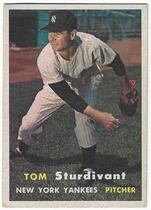 1957 Topps Base Set #34 Tom Sturdivant