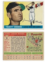 1955 Topps Base Set #1 Dusty Rhodes