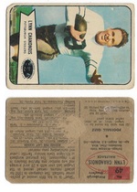 1954 Bowman Base Set #49 Lynn Chandnois