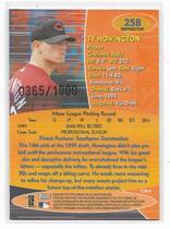 2000 Finest Refractors #258 Ty Howington