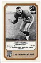 1974 Fleer Hall of Fame #41 Andy Robustelli