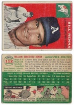 1954 Topps Base Set #112 Bill Renna