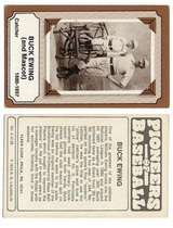 1975 Fleer Pioneers #3 Buck Ewing