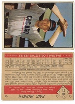 1953 Bowman Color #71 Paul Minner