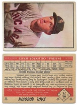 1953 Bowman Color #75 Saul Rogovin