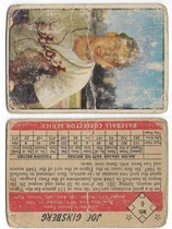 1953 Bowman Color #6 Joe Ginsberg