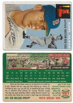 1954 Topps Base Set #186 Karl Olson