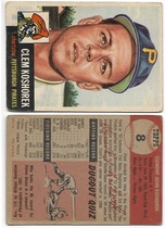 1953 Topps Base Set #8 Clem Koshorek