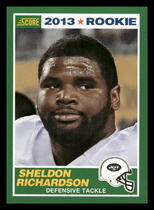 2013 Score Base Set #423 Sheldon Richardson