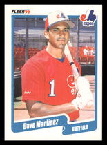 1990 Fleer Base Set #353 Dave Martinez