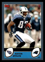 2003 Topps Base Set #85 Kevin Dyson