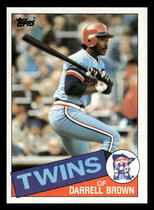 1985 Topps Base Set #767 Darrell Brown