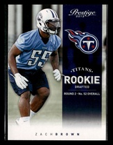 2012 Panini Prestige #220 Zach Brown