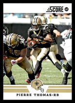 2012 Score Base Set #28 Pierre Thomas