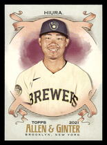 2021 Topps Allen & Ginter #60 Keston Hiura