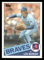 1985 Topps Base Set #557 Len Barker