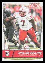 2016 Score Base Set #396 Maliek Collins